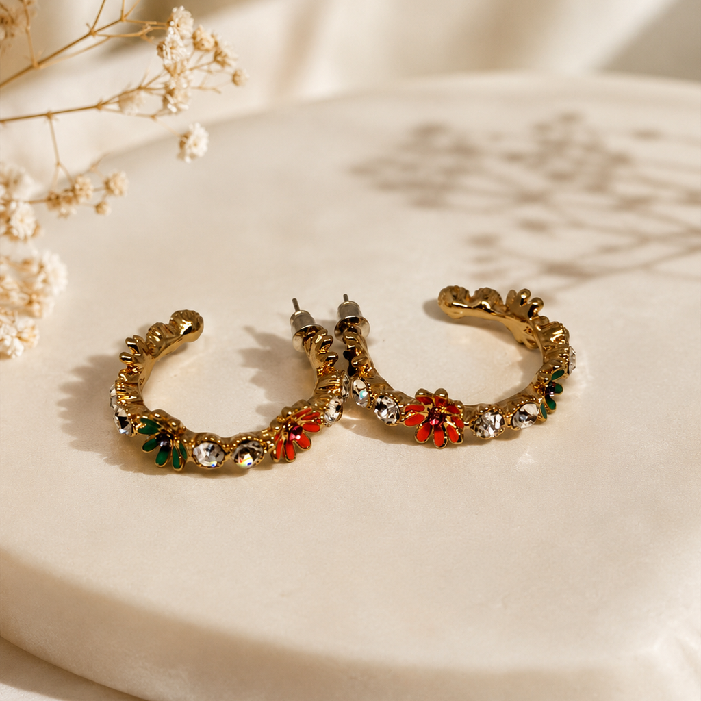 Bloom & Sparkle Hoops