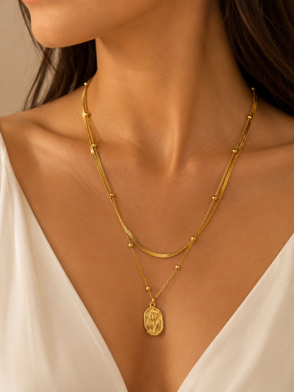 Pretty in Rosé Necklace
